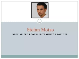 Tricks & Tips of Stefan Motzo as a Football Coach