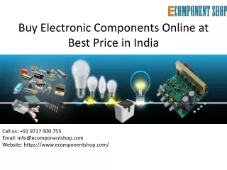 buy electronic components online at best price in india