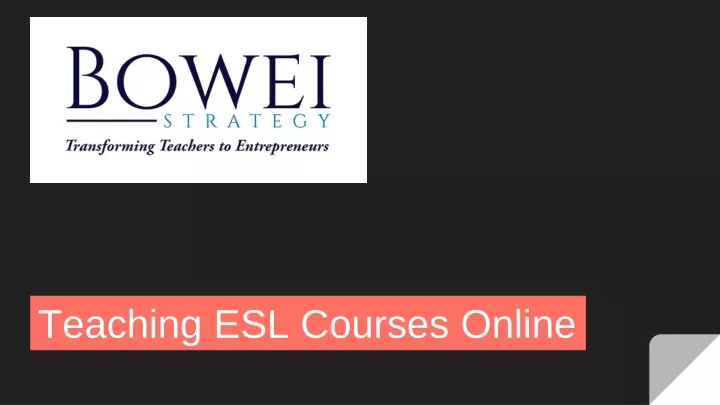 teaching esl courses online