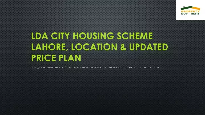 lda city housing scheme lahore location updated