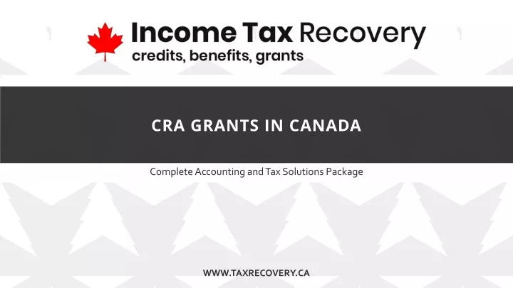 cra grants in canada