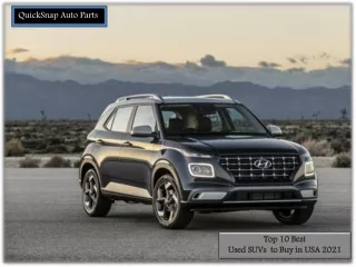 Top 10 best-used SUVs to Buy in USA 2021