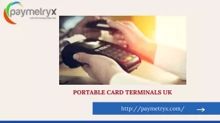 Portable Card terminals uk