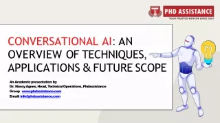 conversational ai an overview of techniques applications future scope