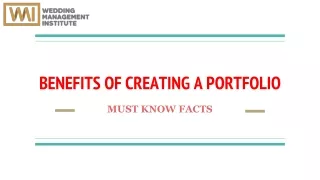 Benefits of Creating a Portfolio