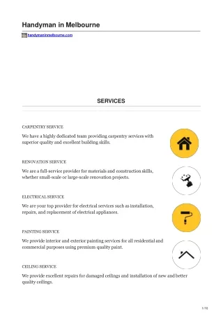 handyman in melbourne