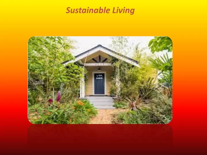 sustainable living