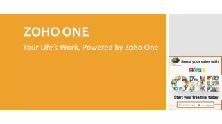 Trigya Innovations- Your Life’s Work, Powered by Zoho One