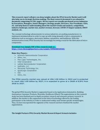 this research report will give you deep insights