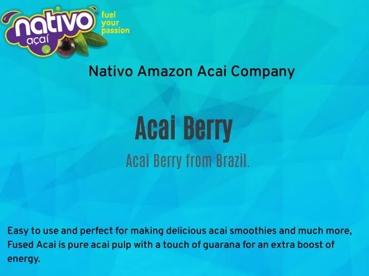 nativo amazon acai company