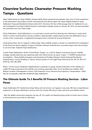 The pressure washing services clearwater fl Case Study You'll Never Forget