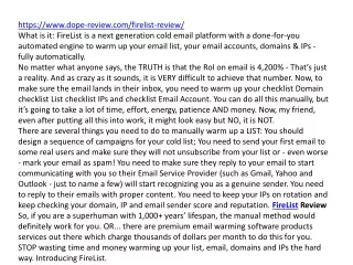 https www dope review com firelist review what