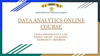 data analytics online course