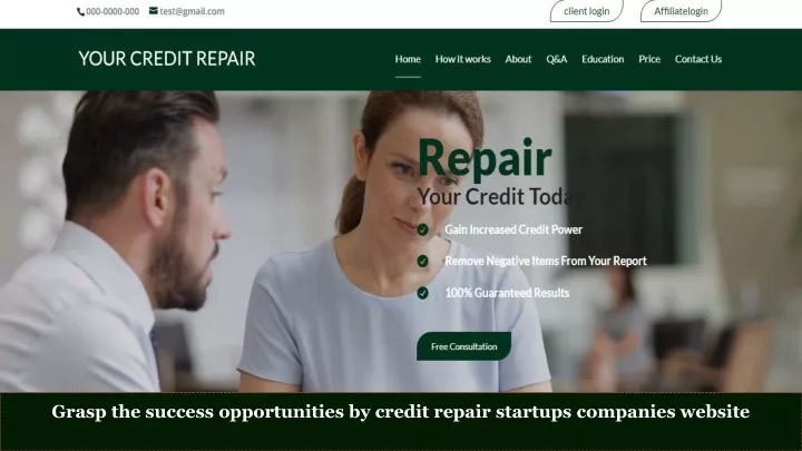 grasp the success opportunities by credit repair