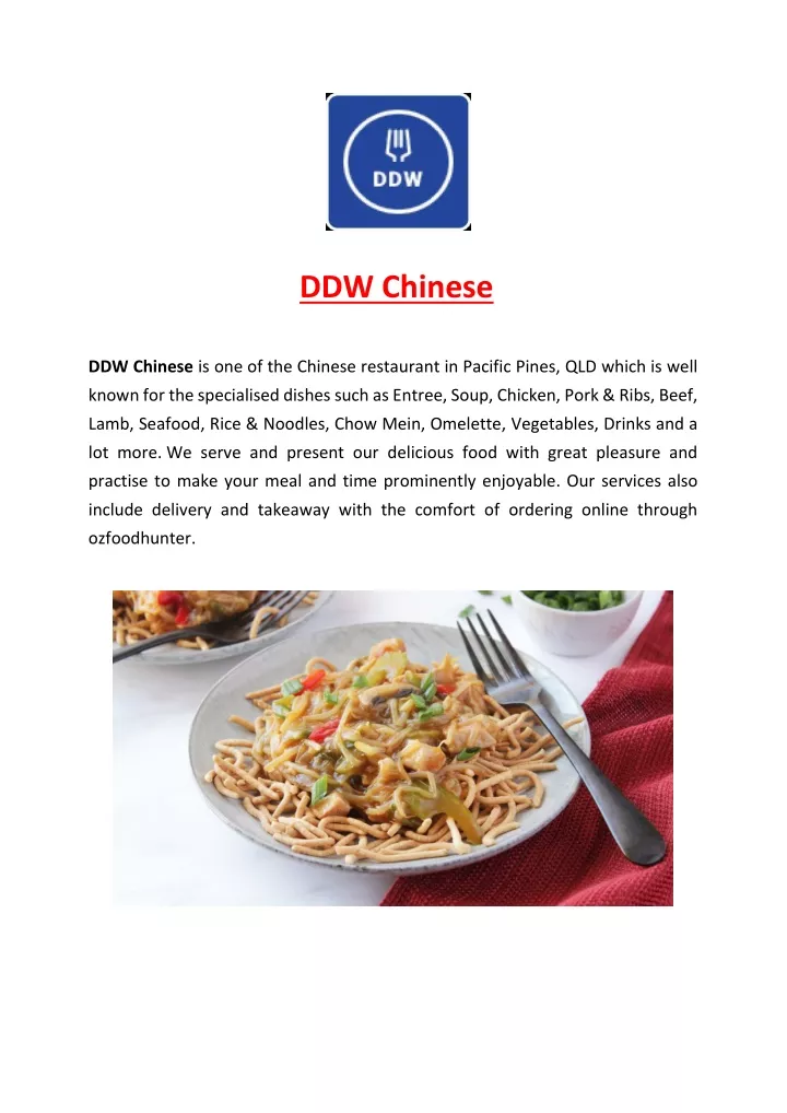 ddw chinese