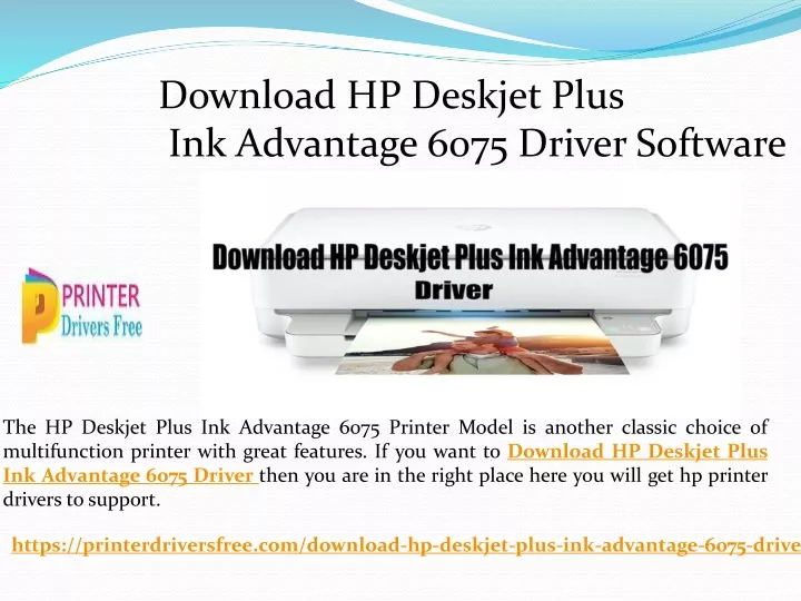 download hp deskjet plus ink advantage 6075