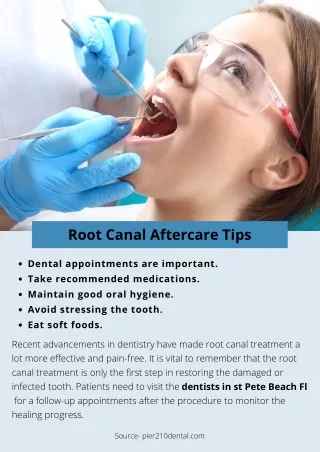 Root Canal Aftercare Tips