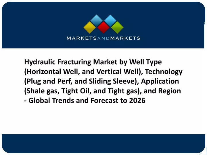 hydraulic fracturing market by well type