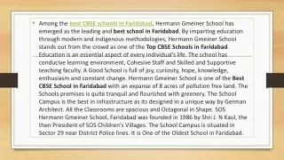 Best CBSE School in Faridabad