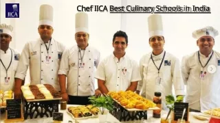 Chef IICA Best Culinary Schools in India | Culinary Institute