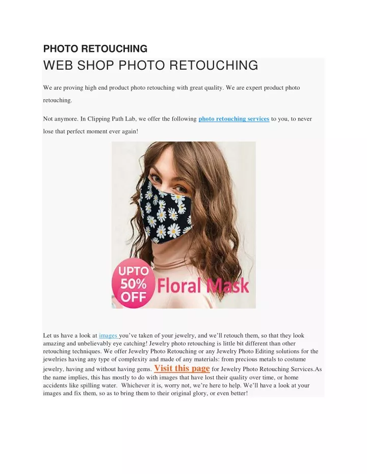 photo retouching web shop photo retouching