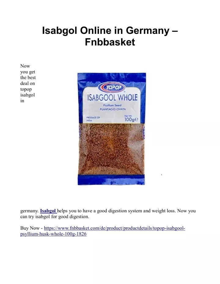 isabgol online in germany fnbbasket