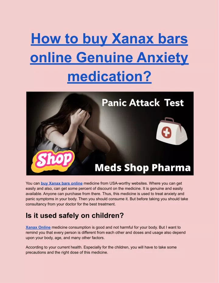 how to buy xanax bars online genuine anxiety