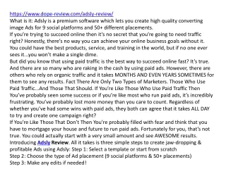 https www dope review com adsly review what