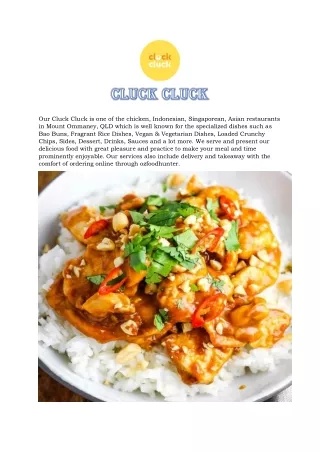 our cluck cluck is one of the chicken indonesian