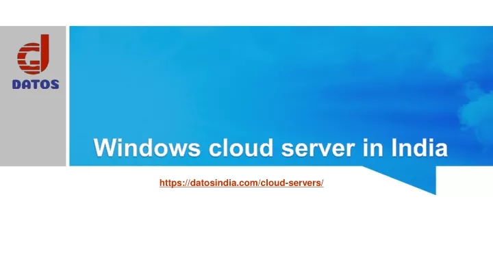 windows cloud server in india