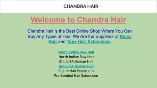 Tape Hair Extension - Chandra Hair