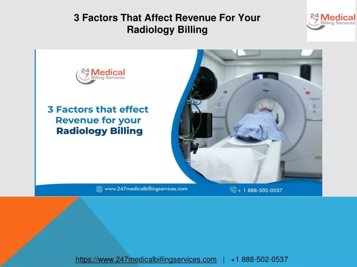 3 factors that affect revenue for your radiology