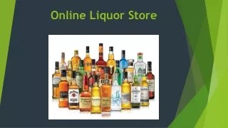 Online Liquor Store