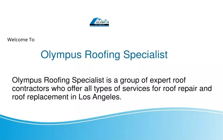 olympus roofing specialist