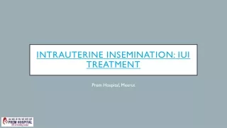intrauterine insemination iui treatment