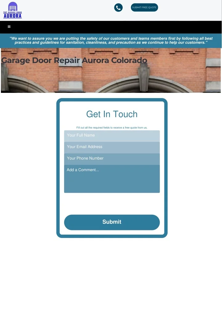 PPT garage door repair aurora Colorado PowerPoint Presentation, free