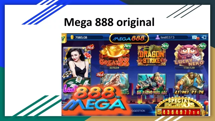 mega 888 original