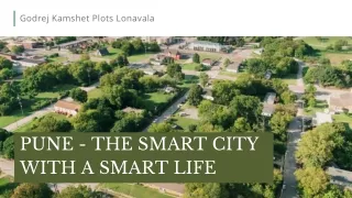 Godrej Kamshet Lonavala Pune Plots - Connect With Nature