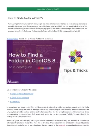 how-to-find-folder-in-centos