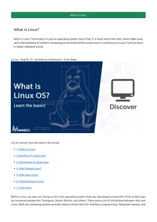 what-is-linux