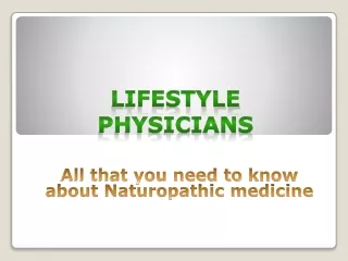 All that you need to know about Naturopathic medicine