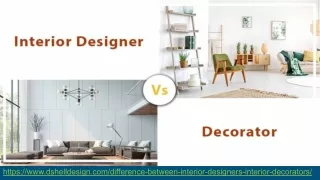 PDF  Difference Between Interior Designers & Interior Decorators