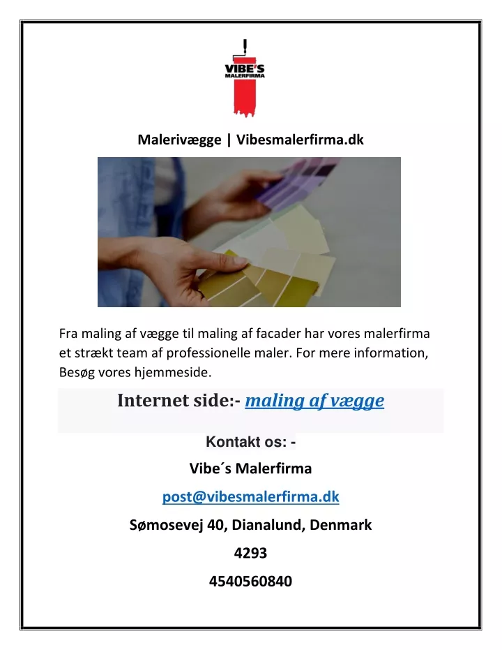 maleriv gge vibesmalerfirma dk