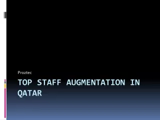 Top Staff Augmentation In Qatar