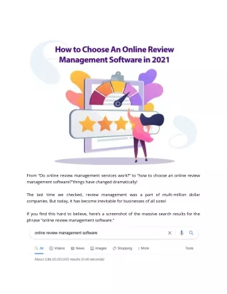 from do online review management services work