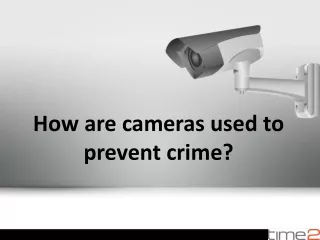 how are cameras used to prevent crime