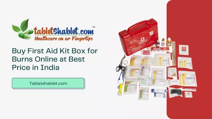 buy first aid kit box for burns online at best