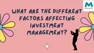 what are the different factors affecting