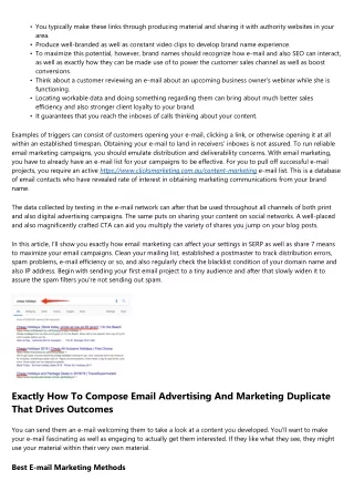 How To Use Email Advertising To Enhance Your Search Engine Optimization Outcomes