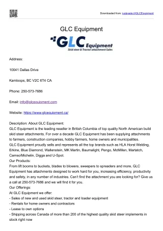 downloaded from justpaste it glcequipment